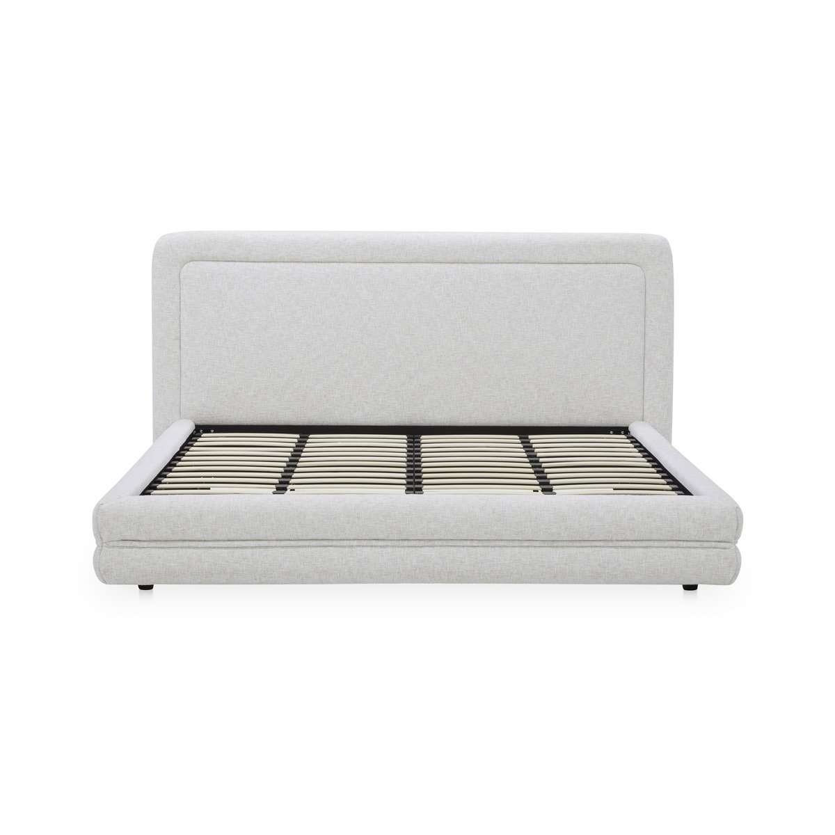 Tory King Bed Pebble, by Moe's Home, 92.5" width x 46.75" height x 95" depth View 4