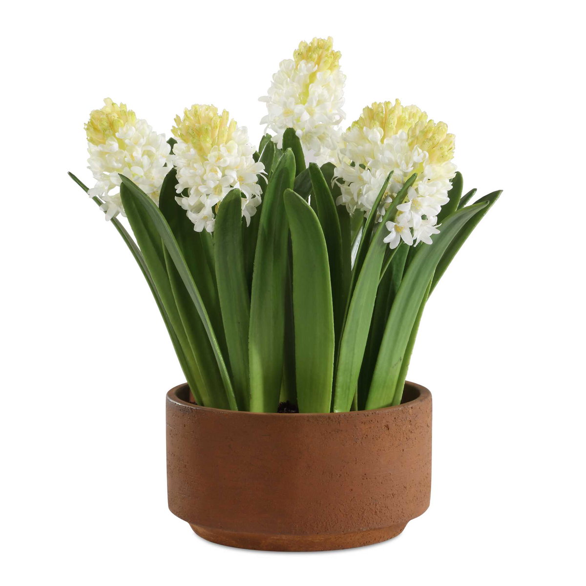 Sincerity Potted Hyacinth Plant, Artificial Plants & Flower by Uttermost, 16.5" width x 16.5" height x 17.25" depth View 1