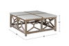 Catali Stone Coffee Table, Furniture by Uttermost, 40" width x 18" height x 40" depth thumbnail 3