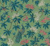 Peacock Estate Green Wallpaper thumbnail 0