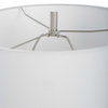 Ascent White Geometric Table Lamp, by Uttermost, 1'2" width x 1'11" height x 1'2" depth thumbnail 8