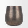 Quade Small Gold Metal Planter, Vase by Mercana, 8.5" length x 8.5" width x 8.5" height thumbnail 7