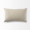 Danika  Beige and Gold Fabric Decorative Pillow Cover thumbnail 5