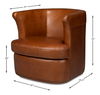 Spencer Distilled Leather Swivel Chair thumbnail 14