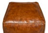 Sunday Afternoon Leather Cube,Natural, Seating by Sarreid, 15" length x 15" width x 16" height thumbnail 6