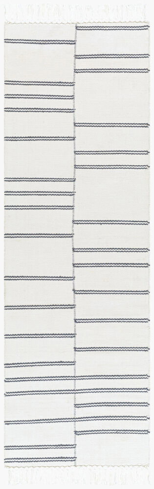 Azalea Handmade Rug, by Surya, 8' length x 2'6" width