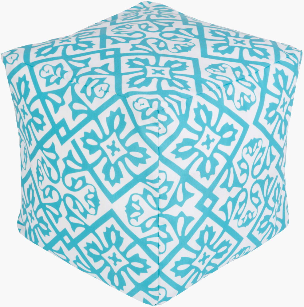 Rain Pouf, Ottoman by Surya, 18" width x 18" height