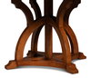 Austin Jupe Dining Table Medium Walnut, by Sarreid, 4'7" length x 4'7" width x 2'6" height thumbnail 7
