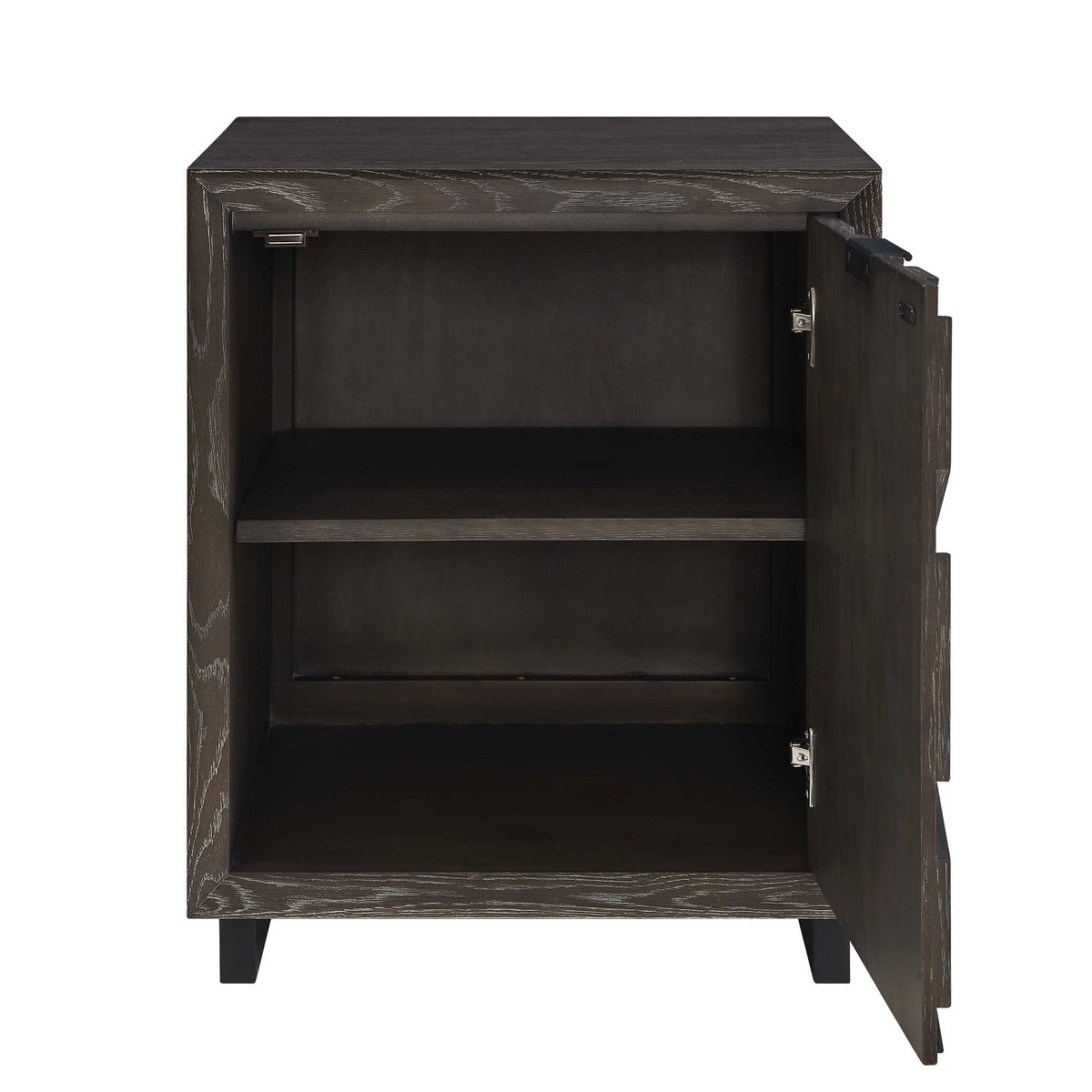 Barrett Dark Charcoal Oak Cabinet, Cabinets & Chest by Uttermost, 22" width x 26" height x 20" depth View 8