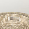 Kalama Set of 2 Large Round Seagrass Trays with Handles, Decorative Tray by Mercana, 22.05" length x 22.05" width x 3.94" height thumbnail 8