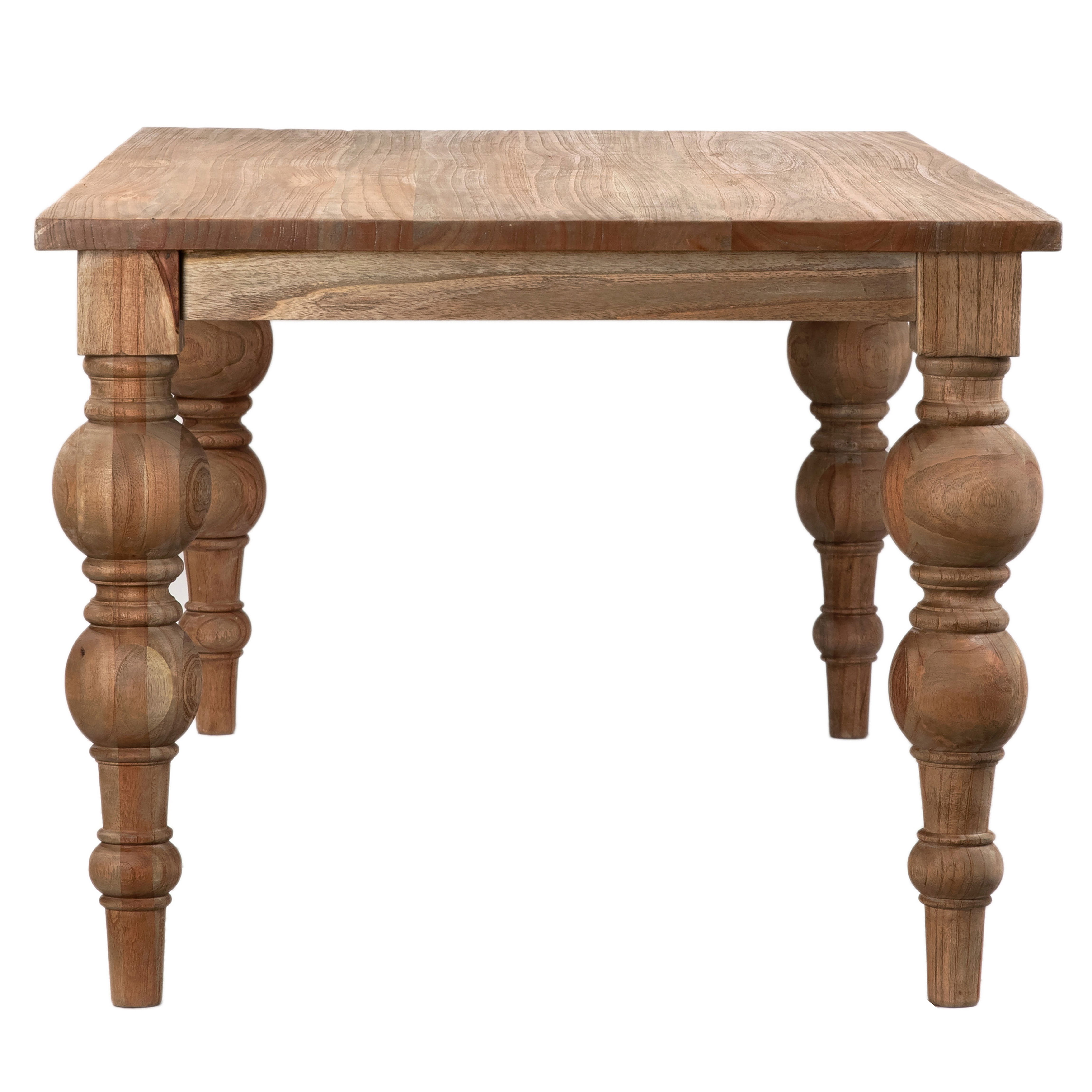 Campbell Dining Table 86', by Dovetail, 86" width x 30" height x 39" depth View 3