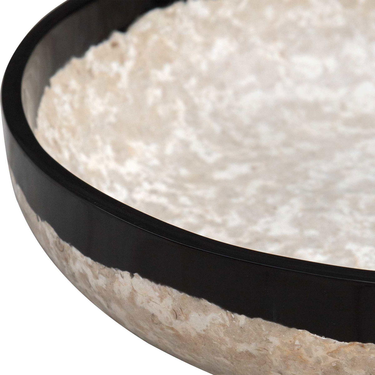 Rastia Terrazzo Bowl, Decorative Tray by Uttermost, 14.25" width x 4.75" height x 14.25" depth View 4