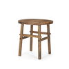 Rosie Large Brown Wood End Table, Side & End Table by Mercana, 26" length x 26" width x 26" height thumbnail 1