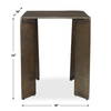 Reade Brass Outdoor Accent Table, Outdoor Table by Uttermost, 1'6" width x 1'10" height x 1'6" depth thumbnail 3