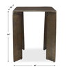 Reade Brass Outdoor Accent Table, Outdoor Table by Uttermost, 1'6" width x 1'10" height x 1'6" depth thumbnail 3