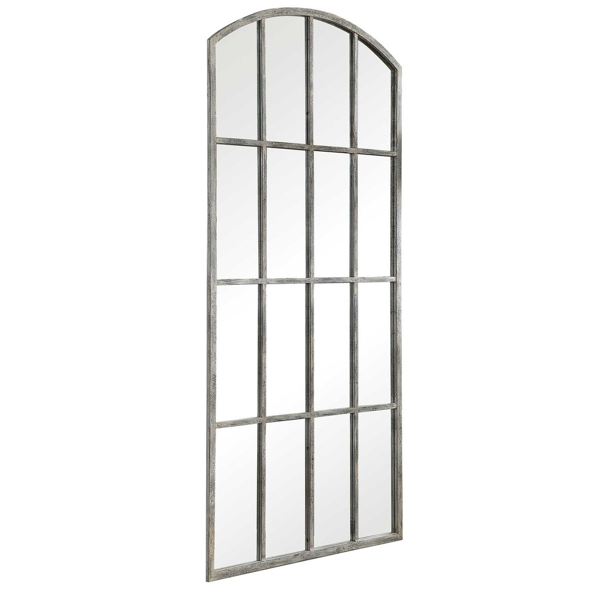 Amiel Ivory Arched Mirror, by Uttermost, 42.25" width x 82" height x 1.5" depth View 4