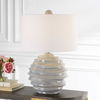 Waves Blue & White Accent Lamp thumbnail 1