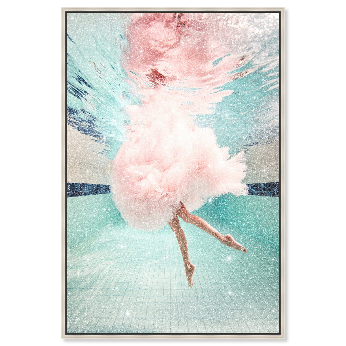 Aquatic Ballerina I (Diamond Dust), Art by Oliver Gal,  24x36 View 1