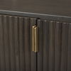 Terra 72L x 18W x 32H Dark Brown Wood Fluted Sideboard thumbnail 9