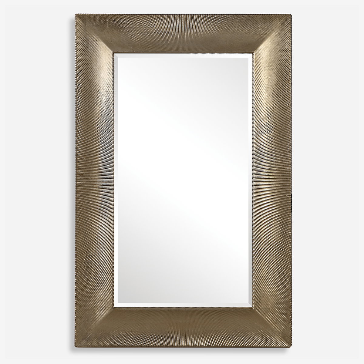 Valenton Large Champagne Mirror, by Uttermost, 39" width x 60" height x 1.5" depth View 1