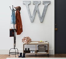 Online Designer Bedroom Cast Metal Standing Coat Rack