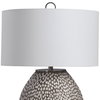 Cyprien Gray White Table Lamp, by Uttermost, 1'6" width x 2'4.25" height x 1'6" depth thumbnail 10