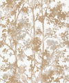 Shimmering Foliage White & Gold Wallpaper 0 Shimmering Foliage White & Gold Wallpaper thumbnail 0