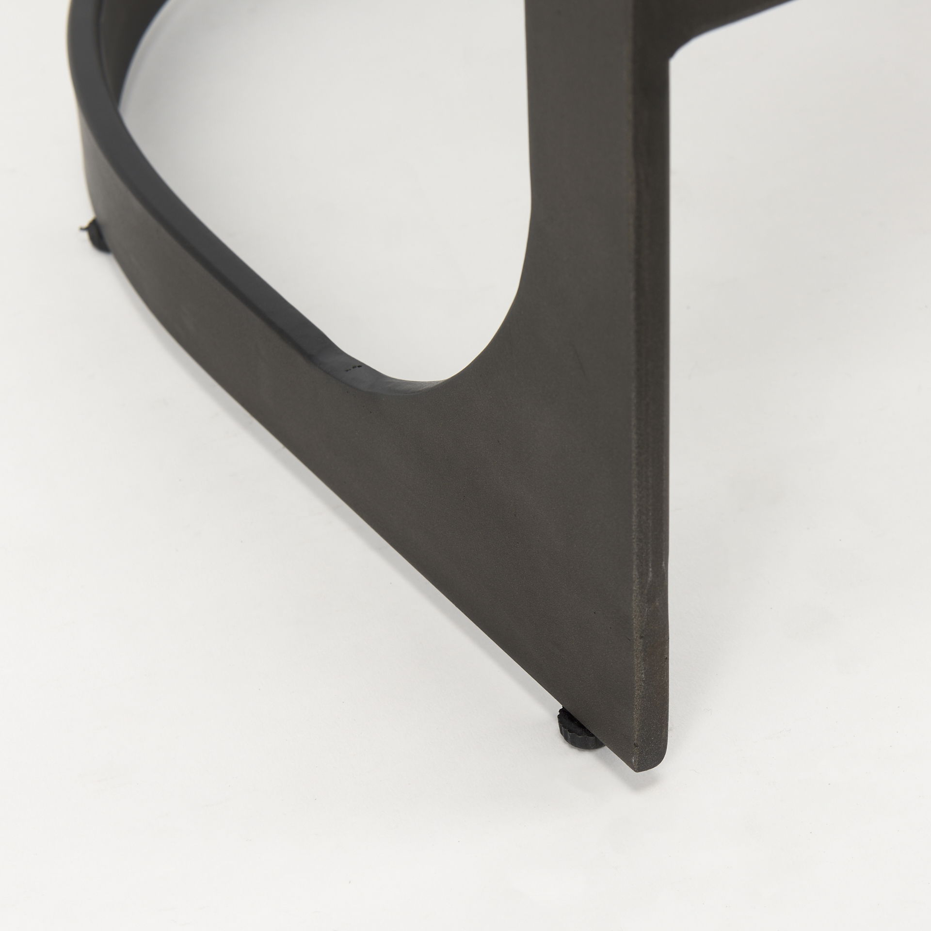 Tyson 17L x 18W x 28H Brown/Gray Suede with Metal Frame Counter Stool, Counter & Bar Stool by Mercana, 17.25" length x 17.5" width x 28" height View 11