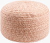 Entwined Pouf, Ottoman by Surya, 18" width x 12" height thumbnail