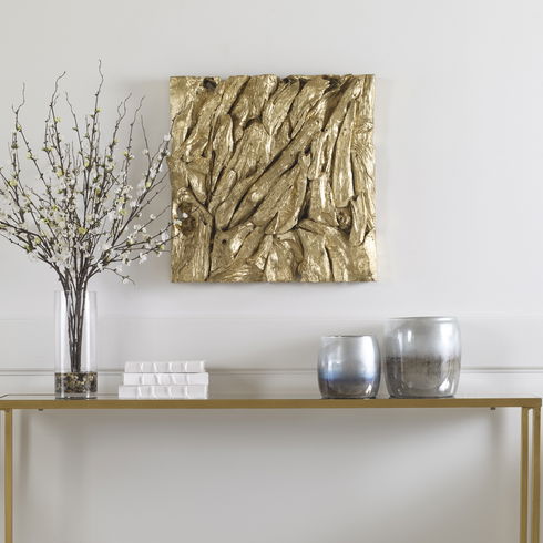 Rio Gold Wood Wall Décor