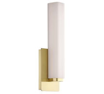 Online Designer Bathroom Brushed Brass Holten Single Sconce, 15"