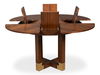 Brooklyn Jupe Table, Dining Table by Sarreid, 42" length x 56" width x 30" height thumbnail 9