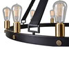 Marlow 12 Light Circle Chandelier, by Uttermost, 3'4.25" width x 2'10.75" height x 3'4.25" diameter thumbnail 4