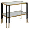 Kentmore Glass Side Table, Side & End Table by Uttermost, 27.8" width x 24" height x 16" depth thumbnail 4