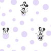 Disney Minnie Mouse Dots Purple Wallpaper thumbnail 0