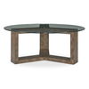 Ignis Round Glass Coffee Table, Furniture by Uttermost, 42" width x 16.5" height x 42" depth thumbnail 1