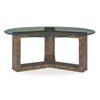 Ignis Round Glass Coffee Table, by Uttermost, 42" width x 16.5" height x 42" depth thumbnail 1