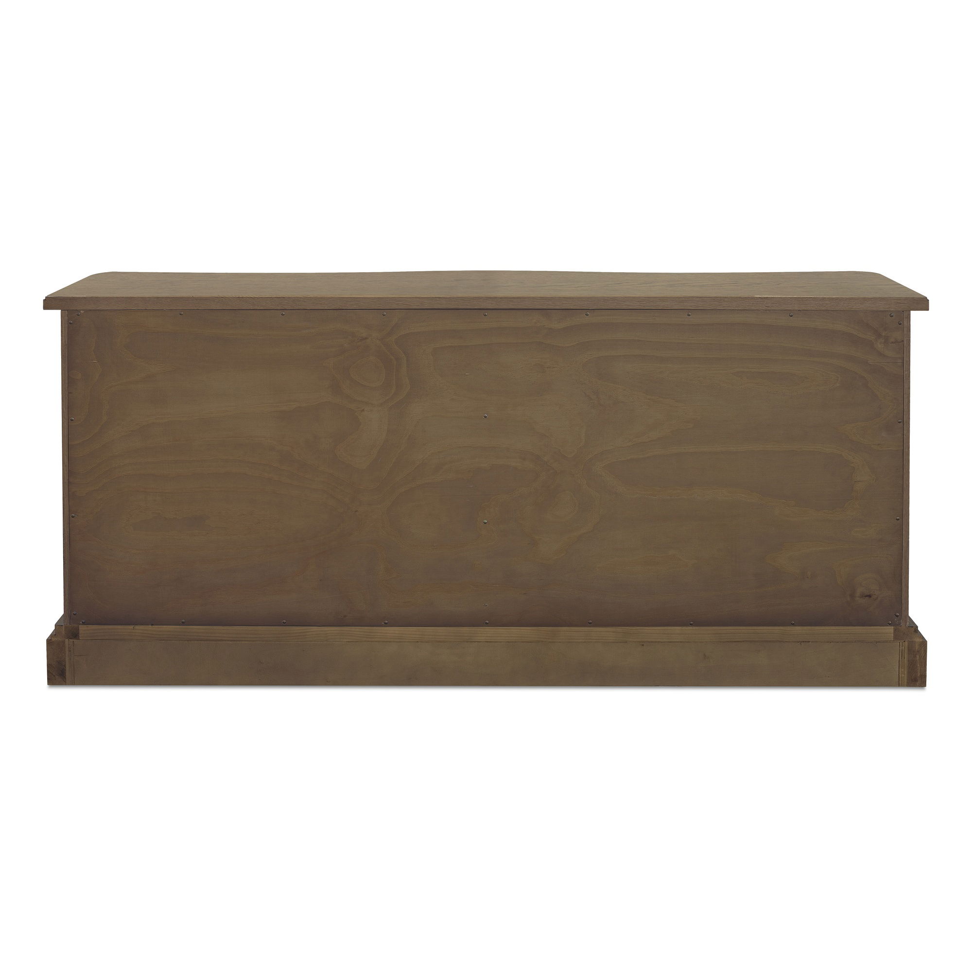 Clarence 6 Drawer Dresser Warm Brown, by Moe's Home, 72" width x 32" height x 18" depth View 4