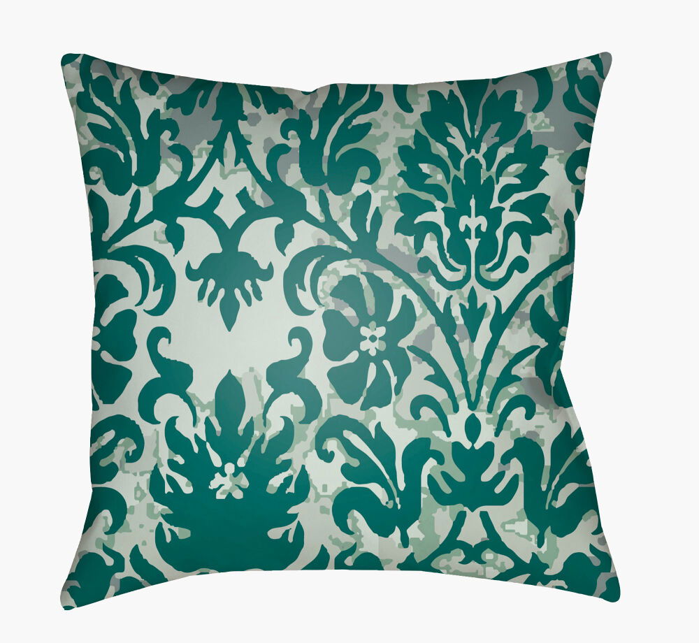 Moody Damask Accent Pillow large image 