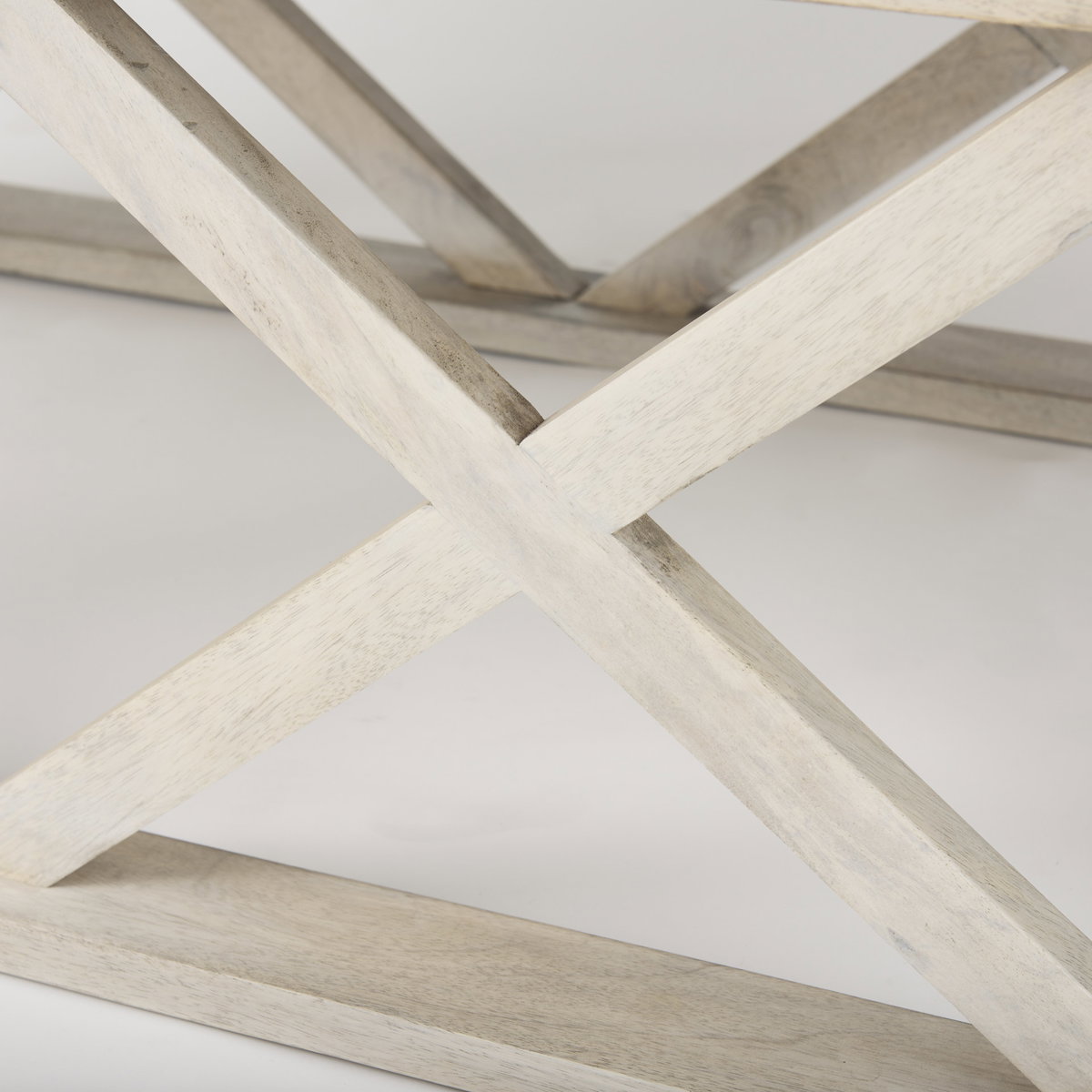 Forsey  Blonde Wood Rectangular Coffee Table, by Mercana, 48" length x 28" width x 17.5" height View 7