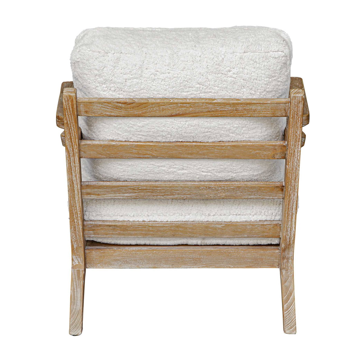 Laid Back Sheepskin Accent Chair, by Uttermost, 29.6" width x 27.25" height x 34.25" depth View 9