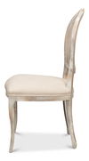 Oval Cane Back S/Chair  Grey Oak  Flax thumbnail 2