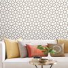 Hedgerow Trellis Taupe & Gold Peel & Stick Wallpaper thumbnail 2