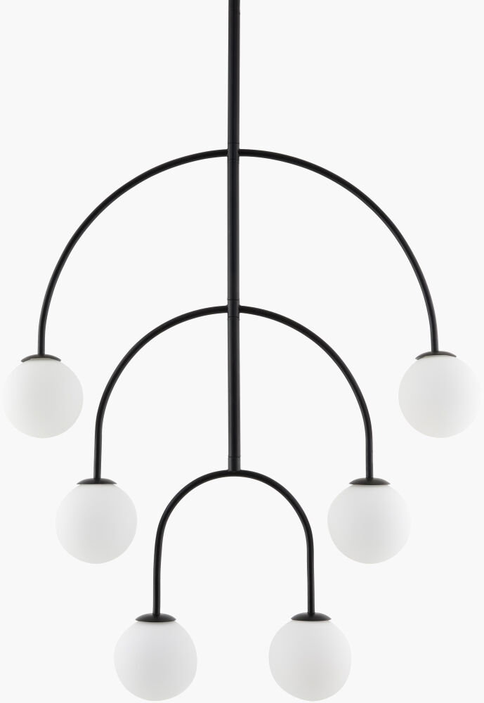 Laon Chandelier, by Surya, 28" length x 28" width x 56" height
