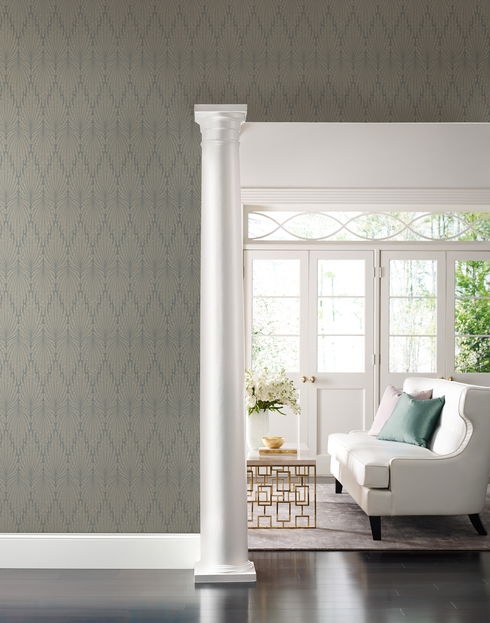 CafÃ© Society Dark Grey Wallpaper