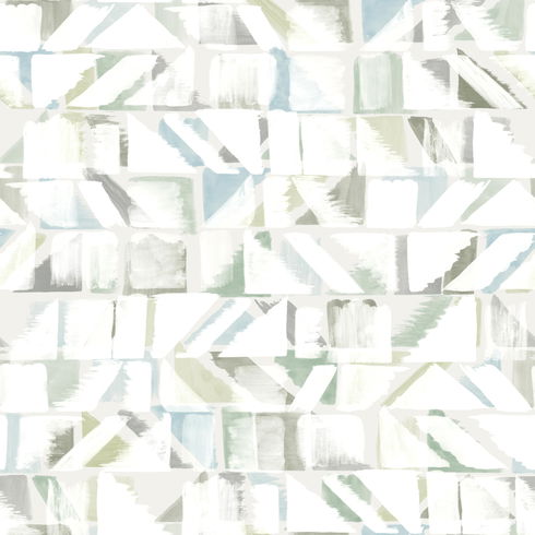 Refraction Blue Peel & Stick Wallpaper