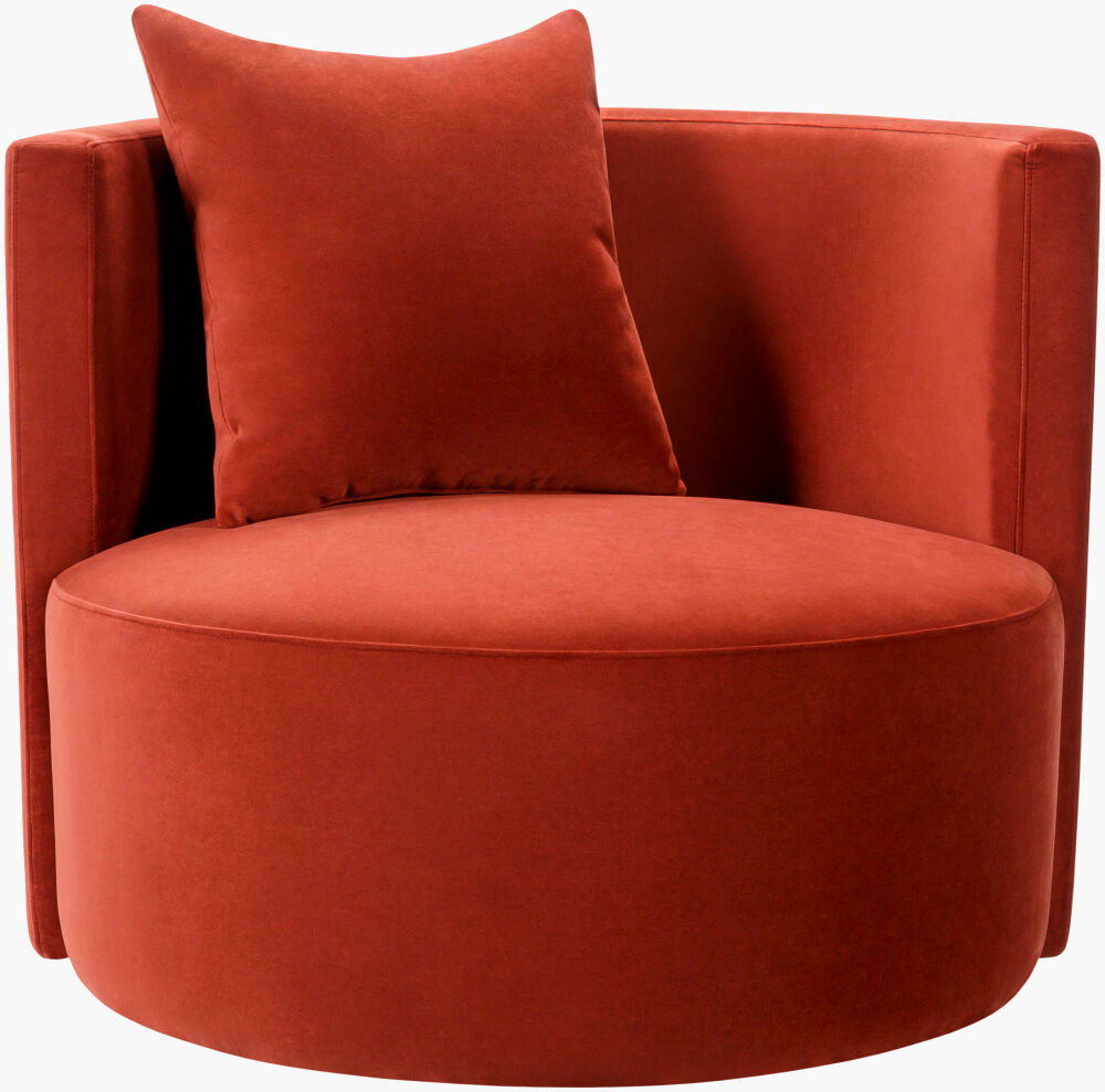Lorient Swivel Chair, Accent Chair by Surya, 34" width x 29" height