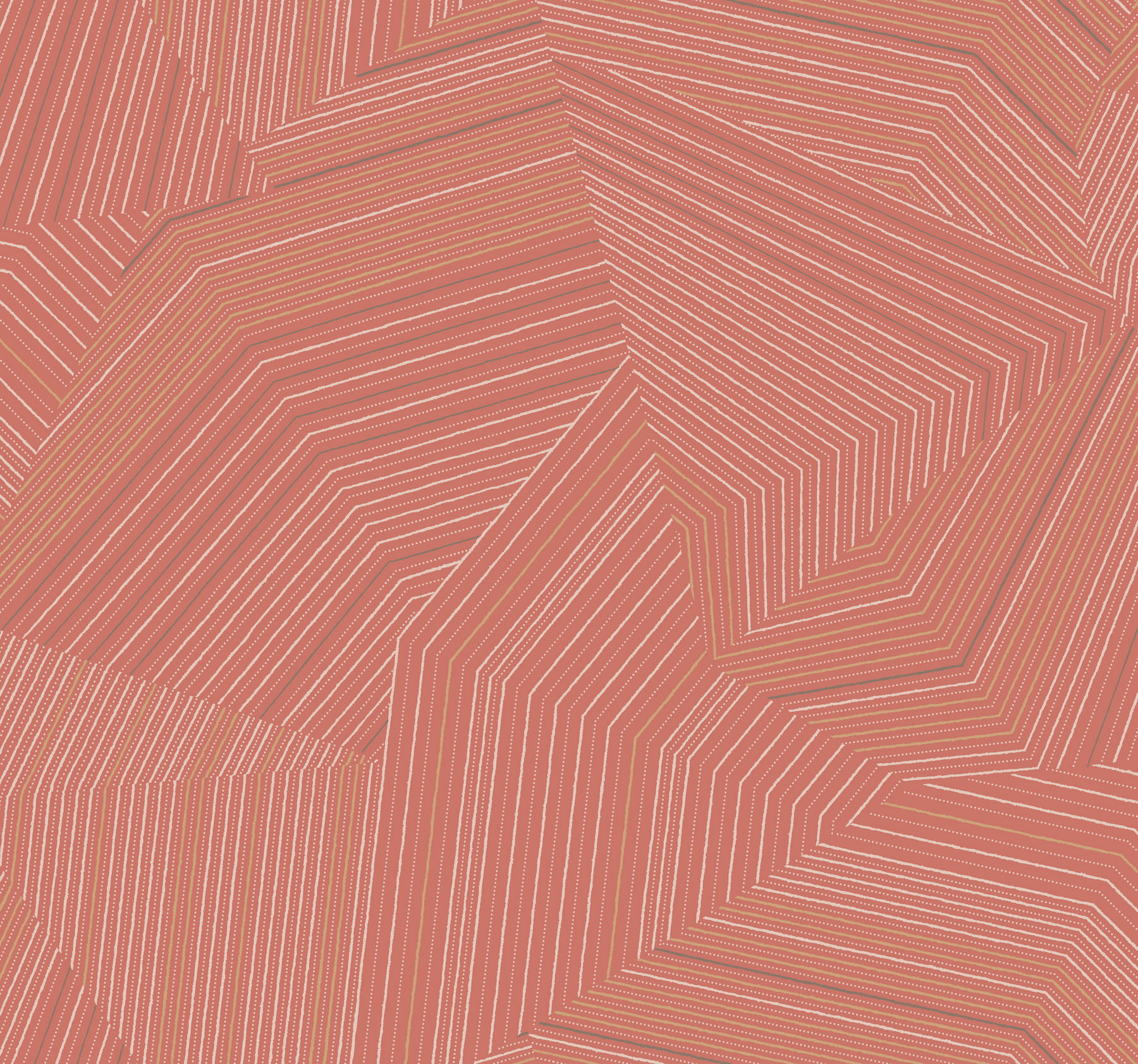 Dotted Maze Desert Red Wallpaper large image 