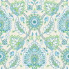 Waverly Clifton Hall Blue Peel & Stick Wallpaper, by York Wall, 18' length x 1'8.5" width x 0.02" depth thumbnail