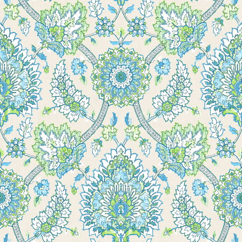Waverly Clifton Hall Blue Peel & Stick Wallpaper